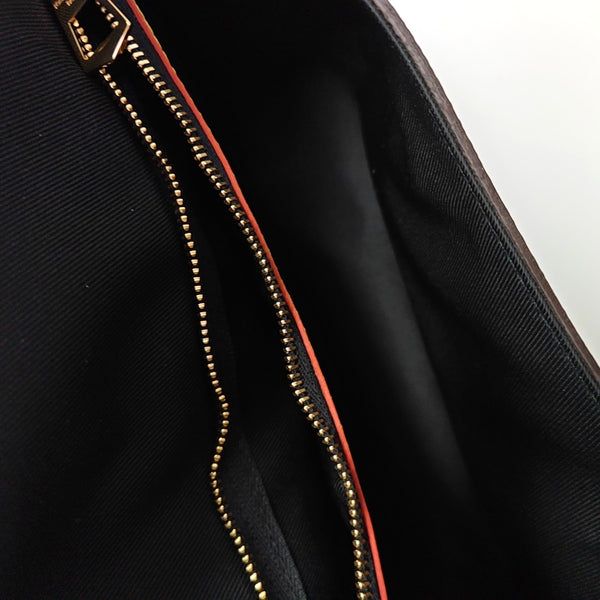 DIANE Monogram Coated Canvas Brown