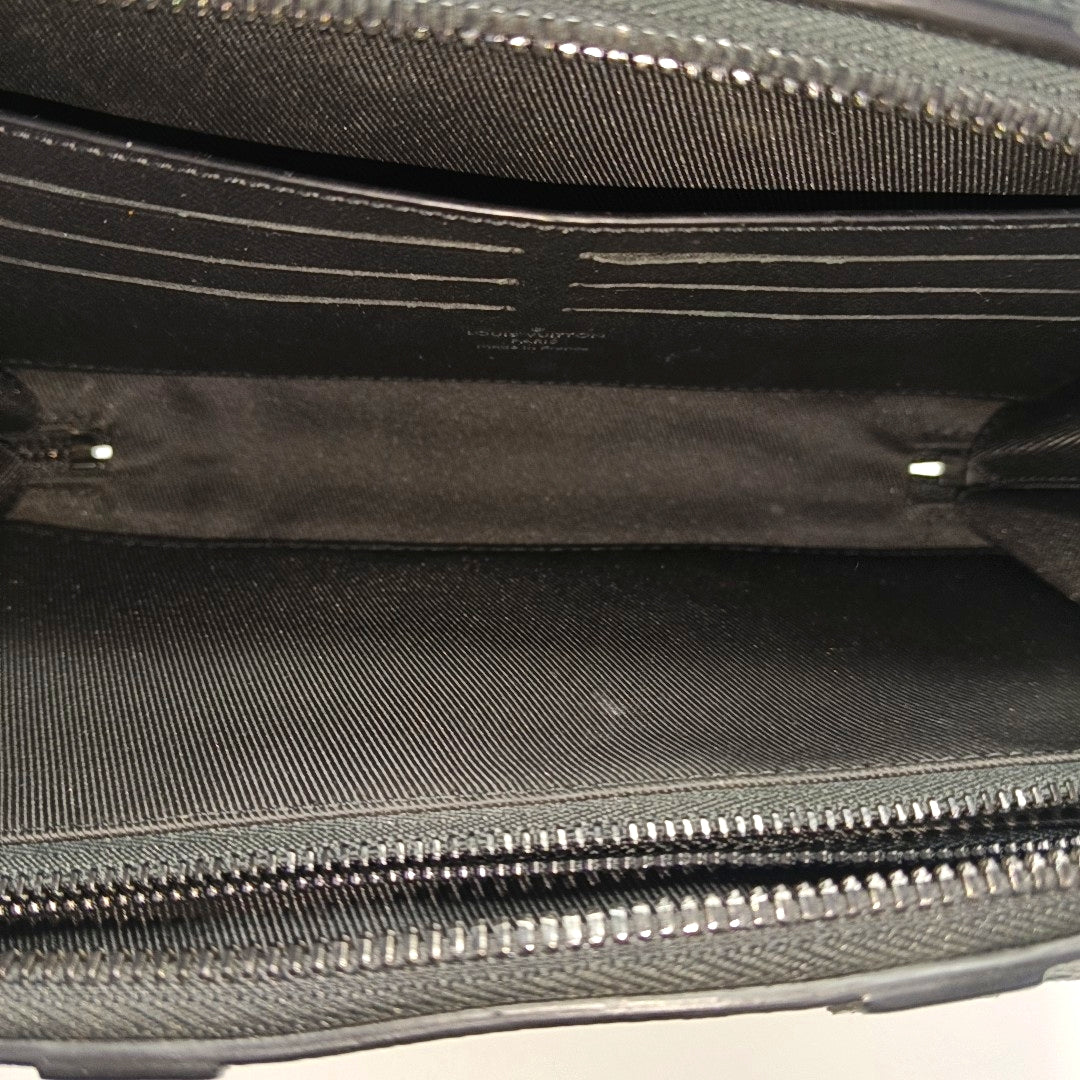 WALLET TRUNK Monogram Coated Canvas Gray