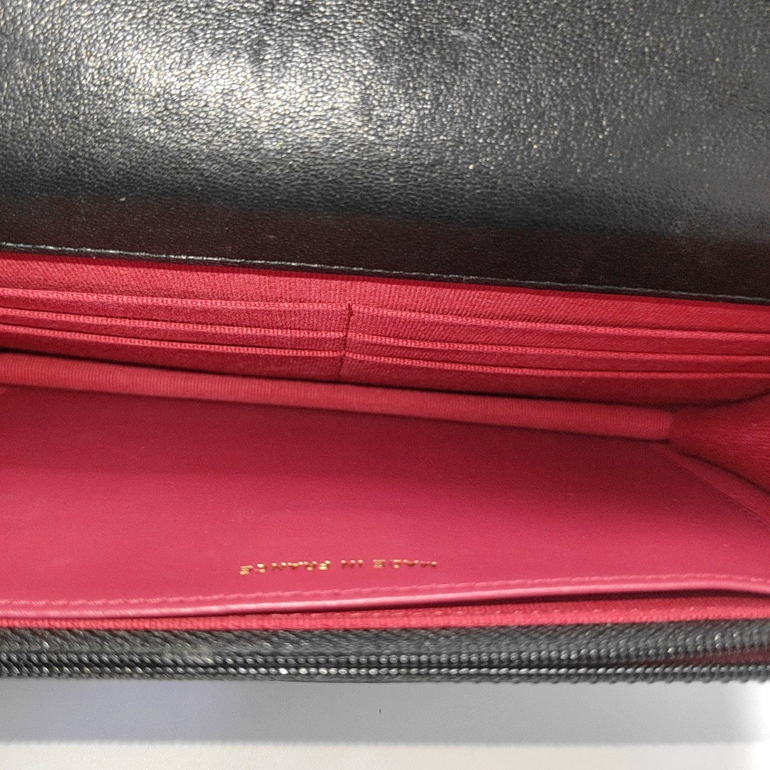 CHANEL 19 Small Quilted Lambskin Black