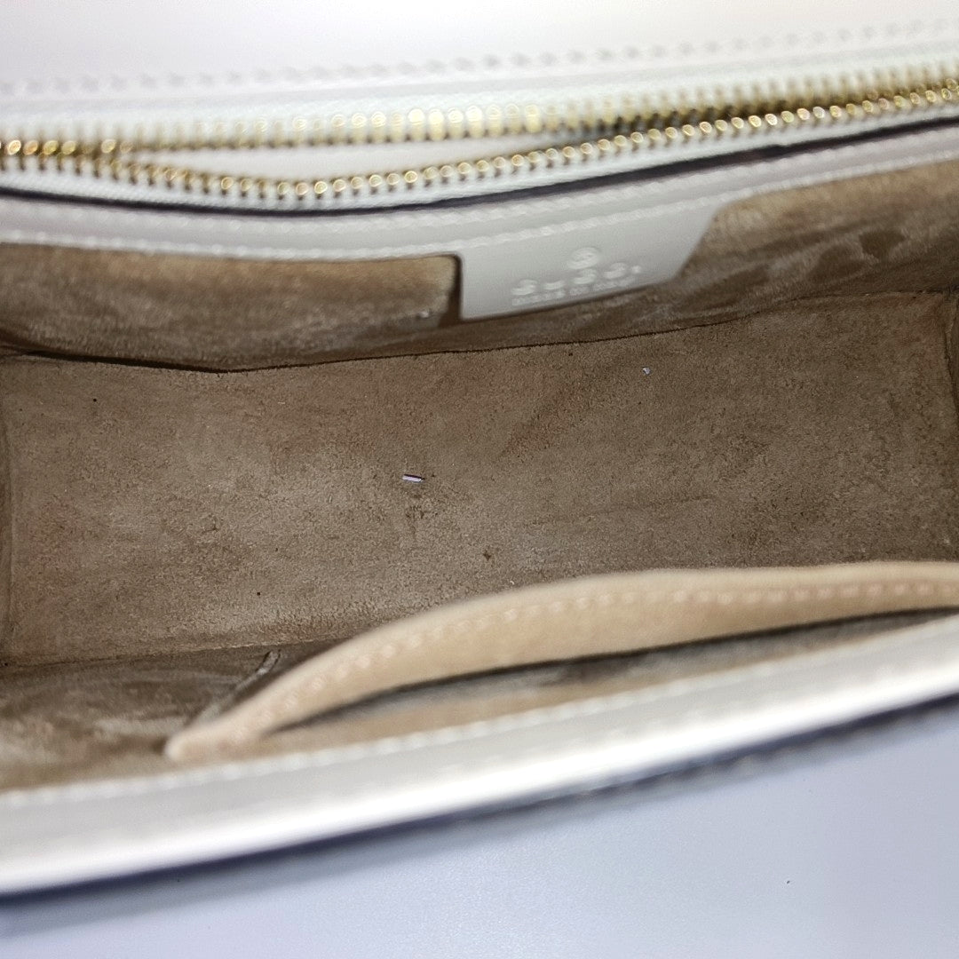 Sylvie Small Calfskin White