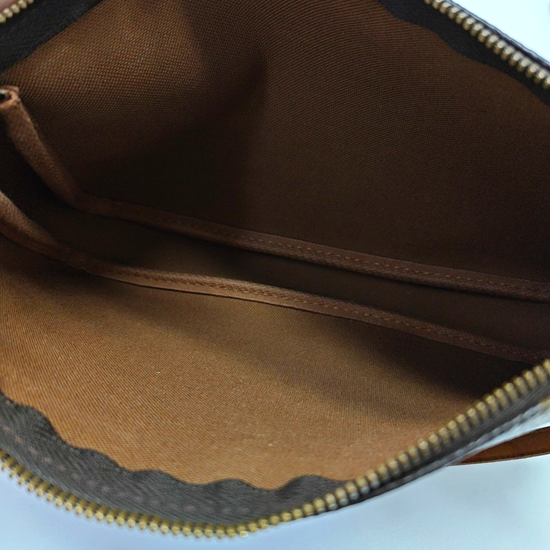 ACCESSOIRES Monogram Coated Canvas Brown