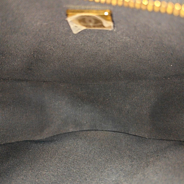 Quilted Lambskin Shoulder Bag Black
