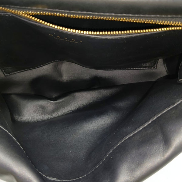 Calfskin Shoulder Bag Black