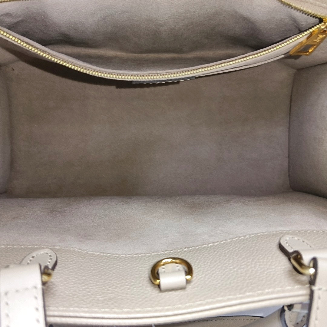 ONTHEGO MM Monogram Calfskin Gray