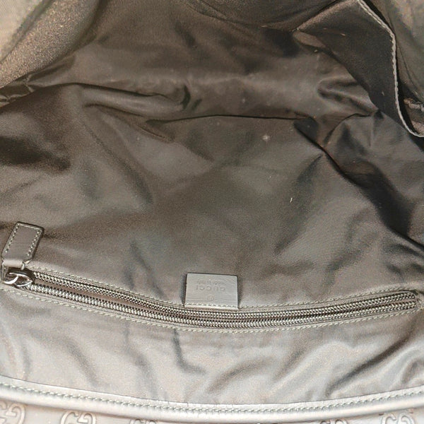 Monogram Calfskin Shoulder Bag Black