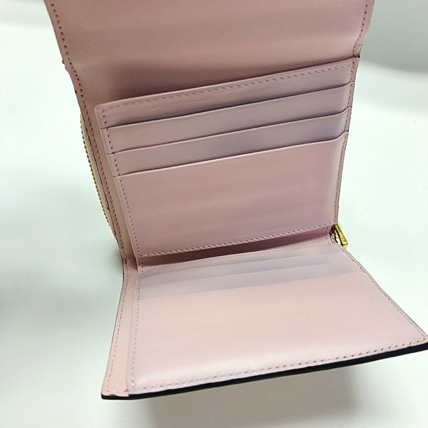 Monogram Lambskin Wallet Pink