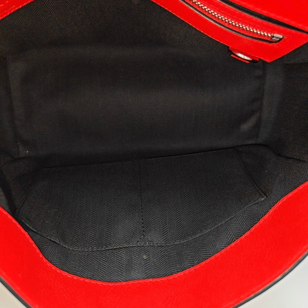 Calfskin Shoulder Bag Red