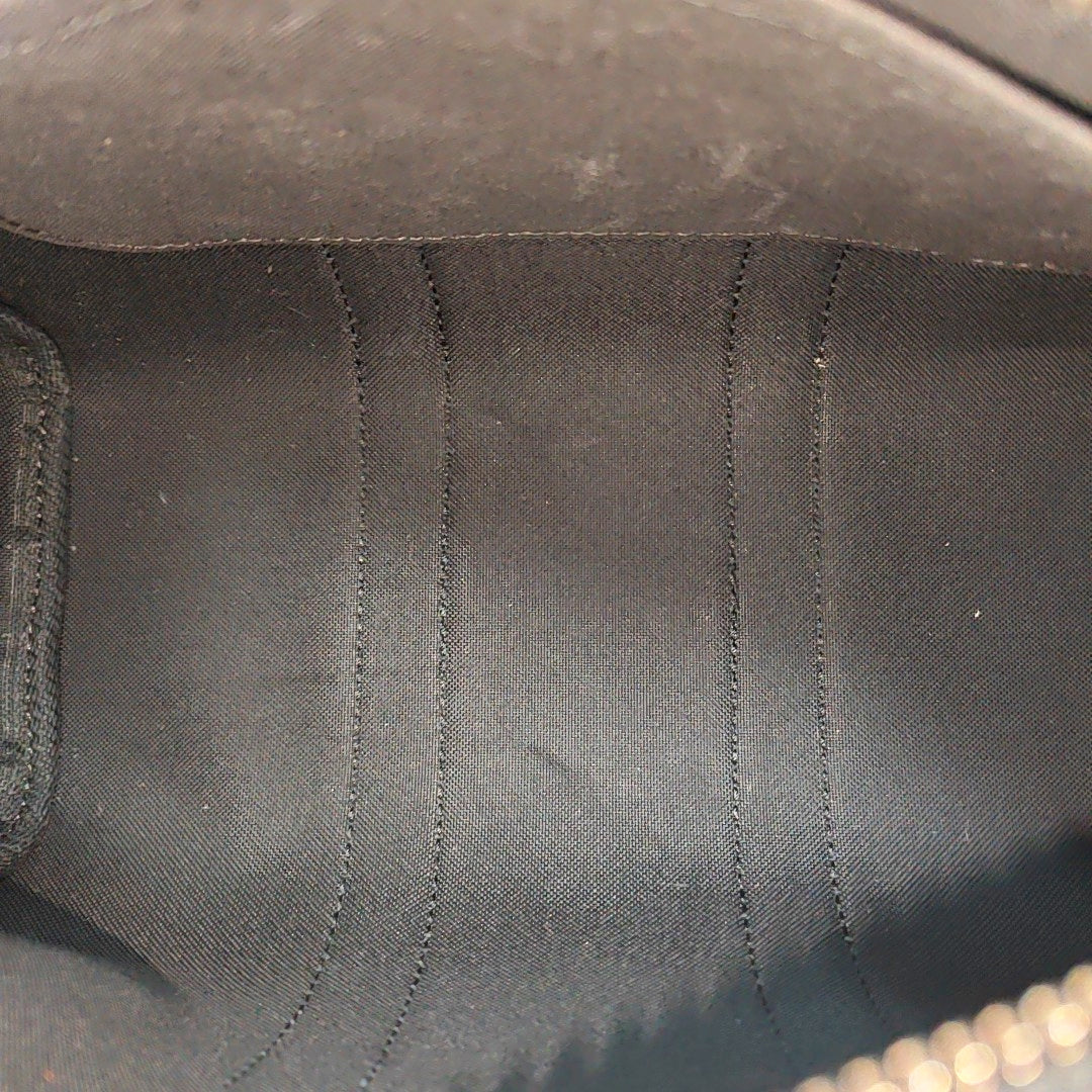 KEEPALL 25 Monogram Coated Canvas Black