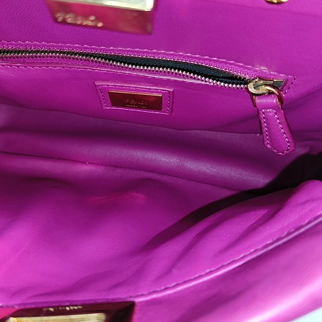 Peekaboo Mini Lambskin Red