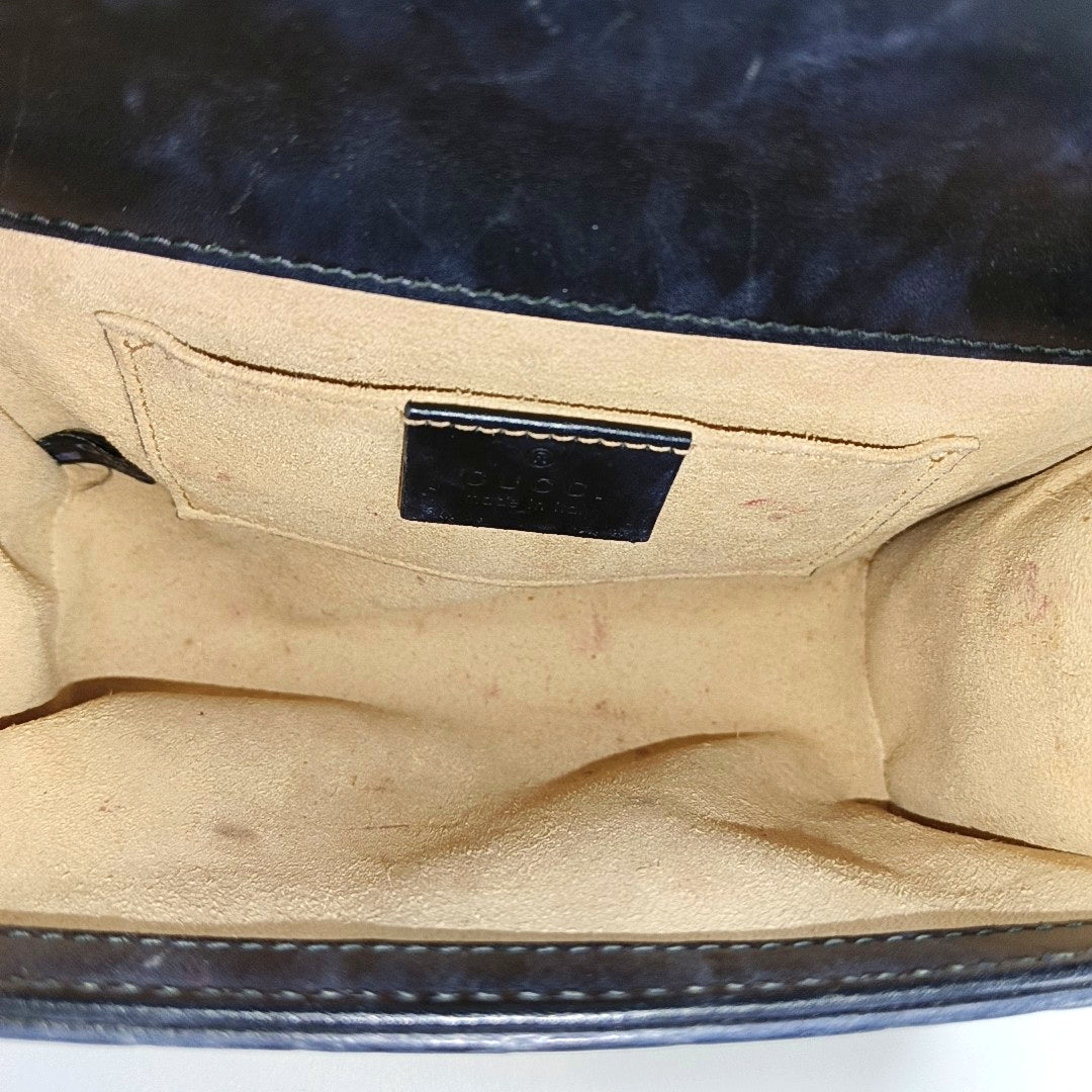 Padlock Small Monogram Calfskin Black