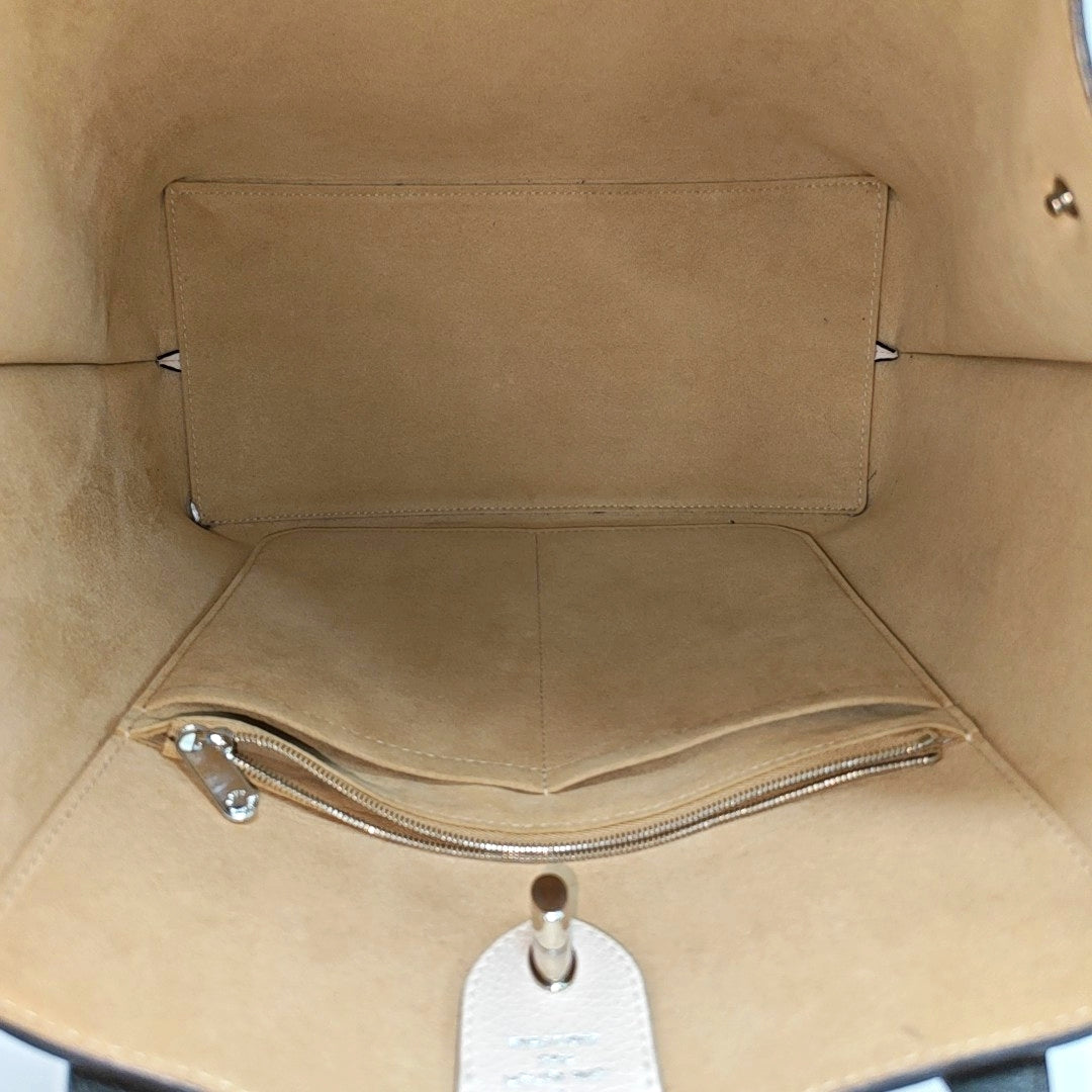 LOCKME Calfskin White