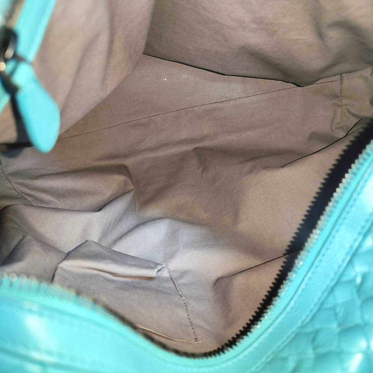 Calfskin Shoulder Bag Blue