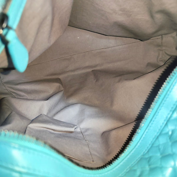 Calfskin Shoulder Bag Blue