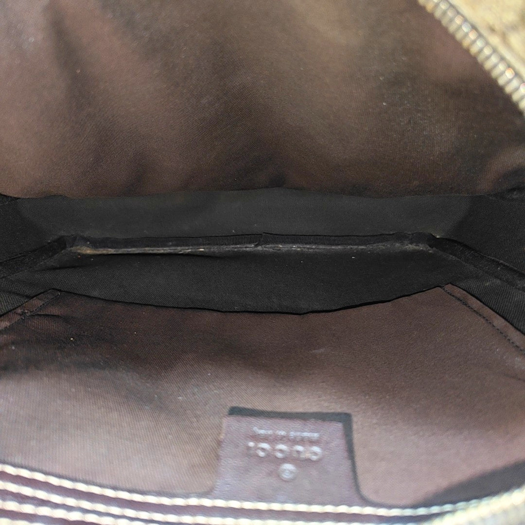 GG Imprime Monogram Coated Canvas Brown