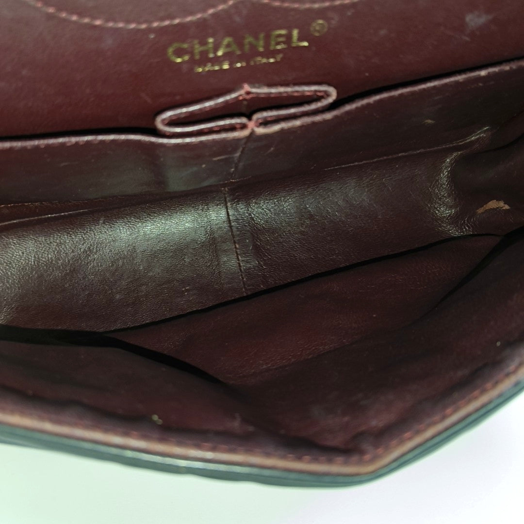 2.55 227 (jumbo) Quilted Calfskin Black