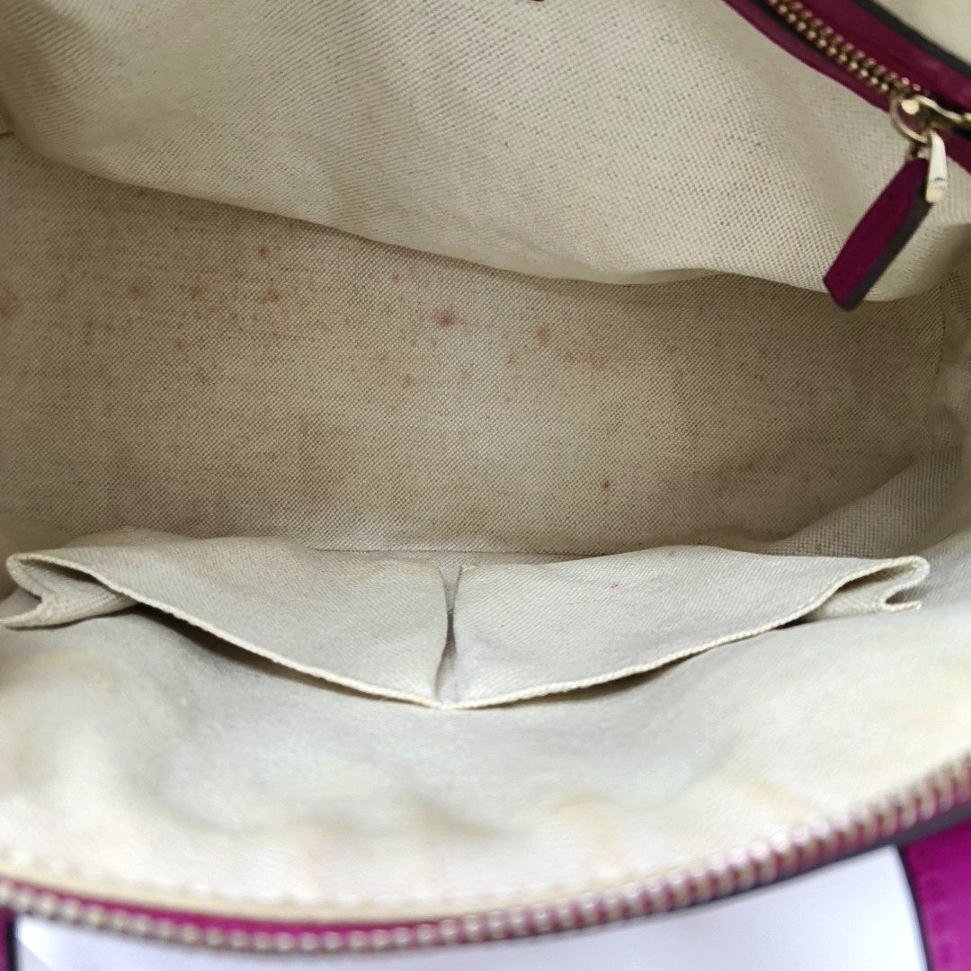 Microguccissima Monogram Calfskin Red