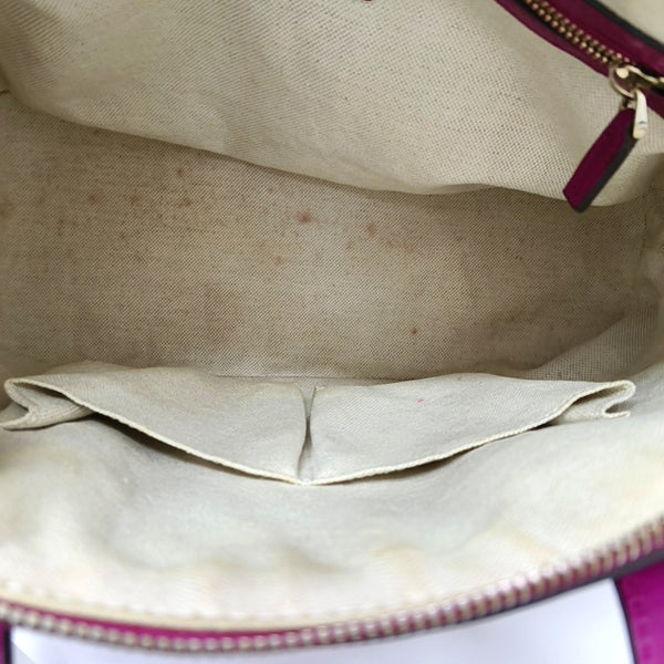 Microguccissima Monogram Calfskin Red