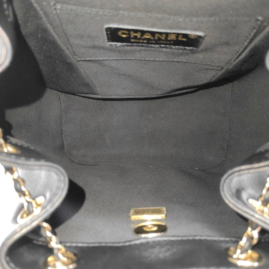 DUMA Quilted Lambskin Black