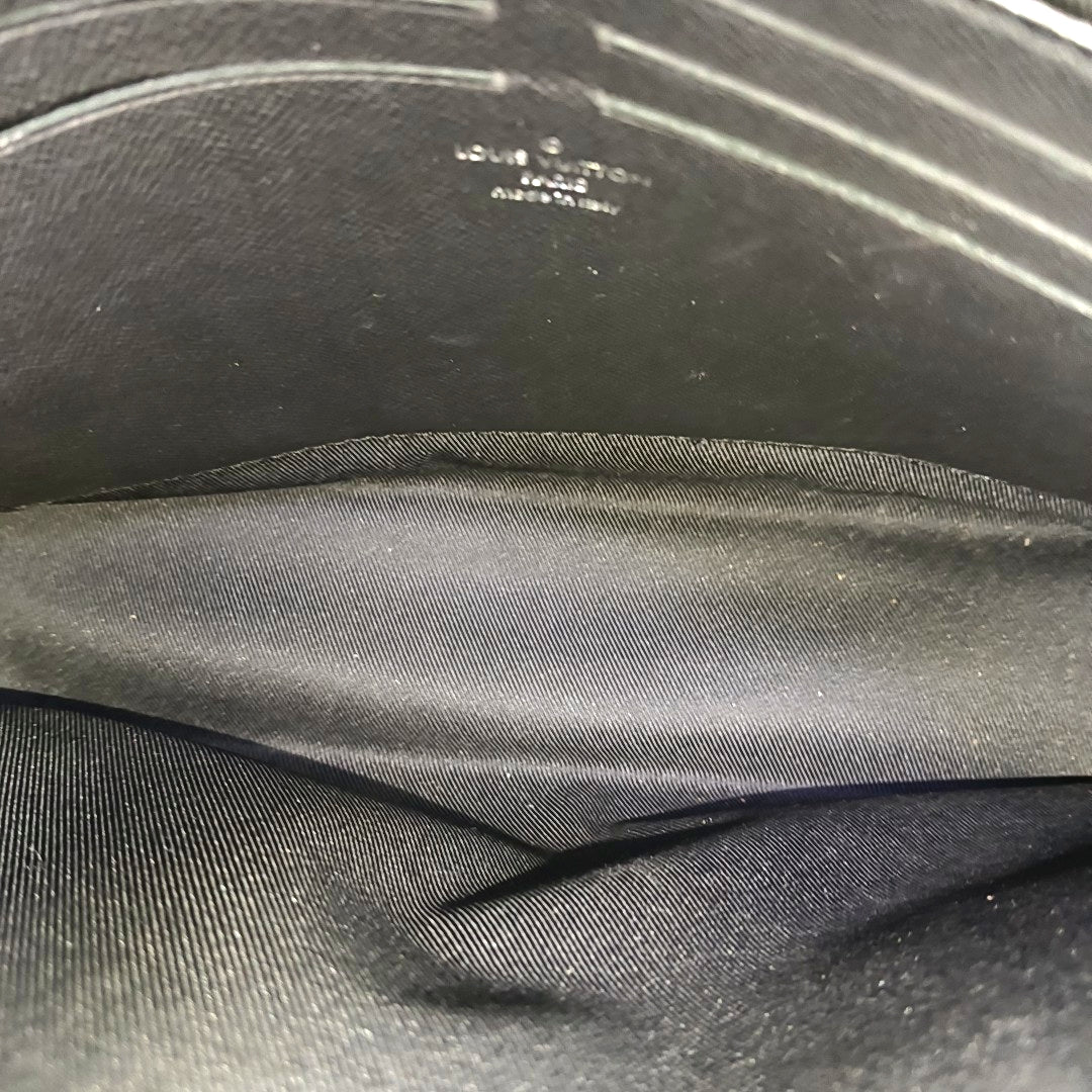 Pochette Voyag MM Monogram Coated Canvas Gray