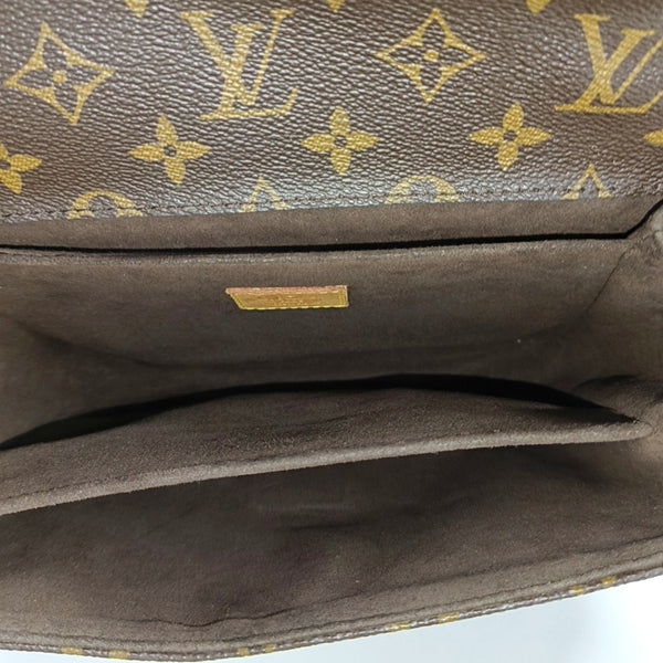 MÉTIS MM Monogram Coated Canvas Brown