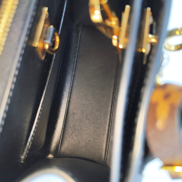 Calfskin Shoulder Bag Black