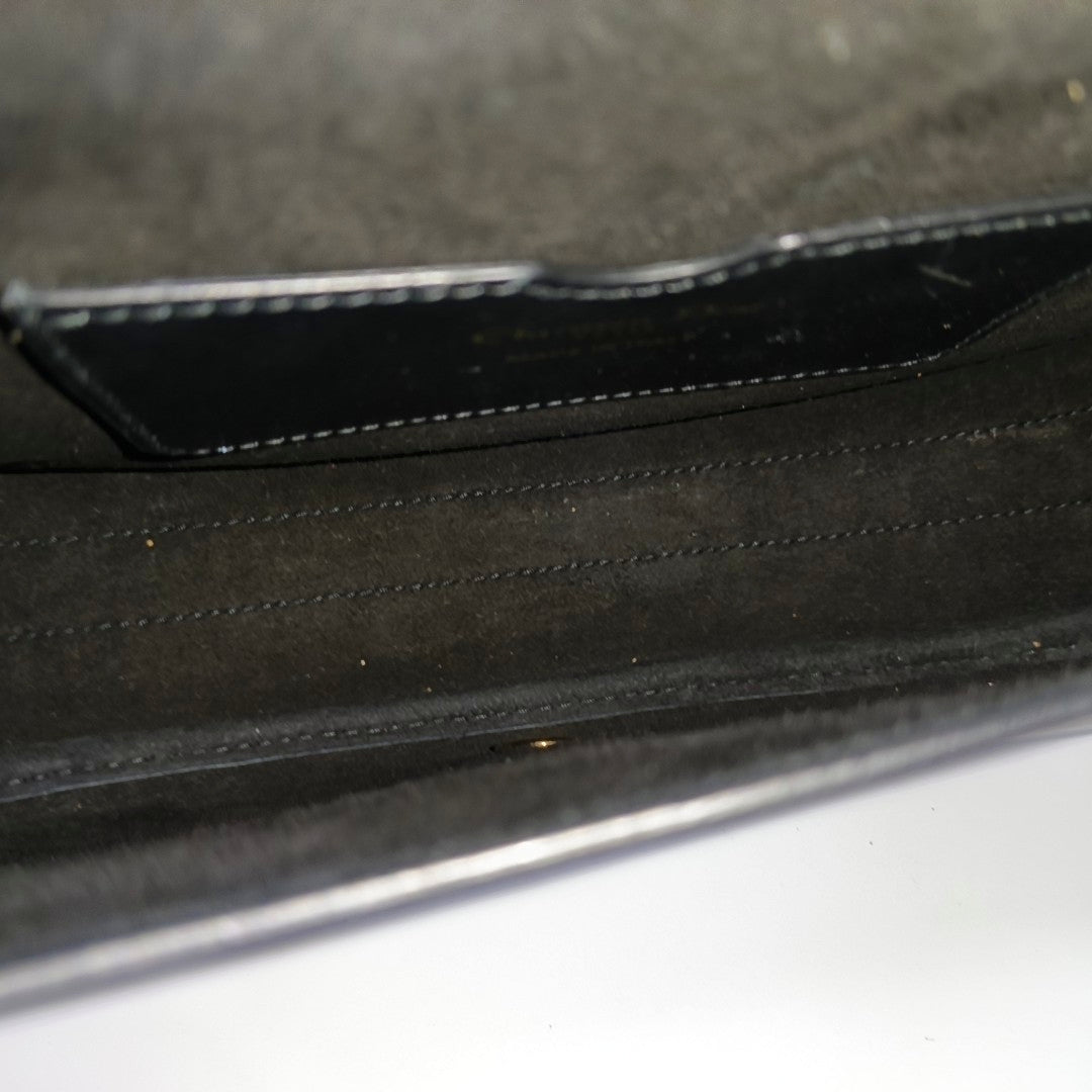Authenticated pre-owned  Bobby Medium Calfskin Black - Shoulder Bag at Looply