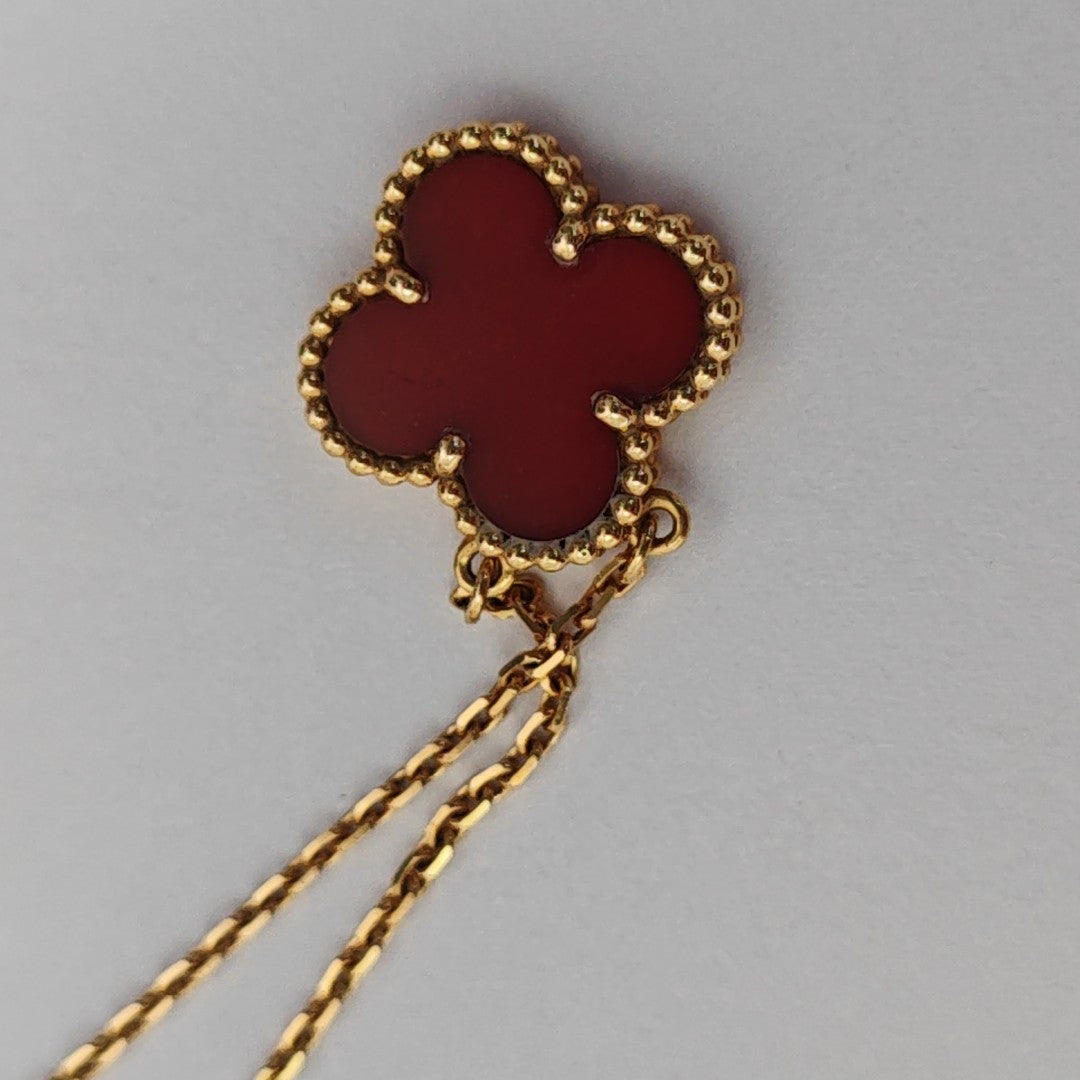Vintage Alhambra 18k Gold Necklace