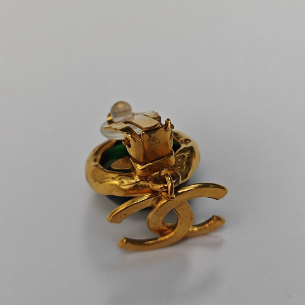 Metal Gold Clip On Earrings