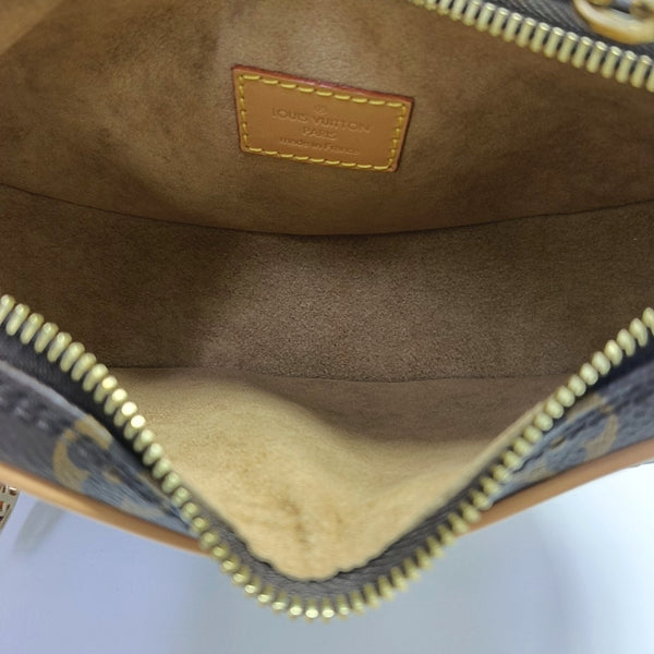 LOOP Monogram Coated Canvas Brown