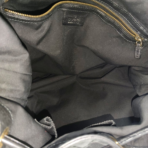 Calfskin Top Handle Bag Black