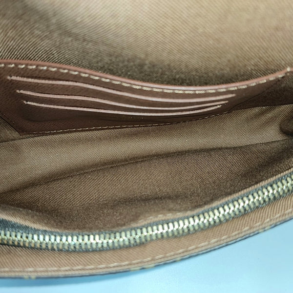 IVY Monogram Coated Canvas Brown