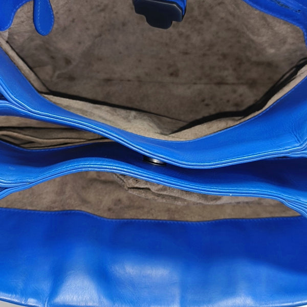 Authenticated pre-owned  Roma Calfskin Blue - Tote Bag at Looply