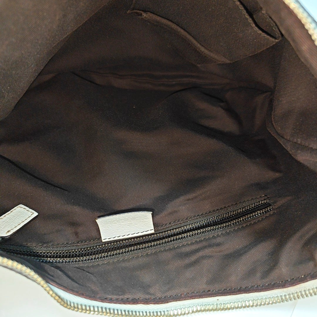 Monogram Coated Canvas Beige