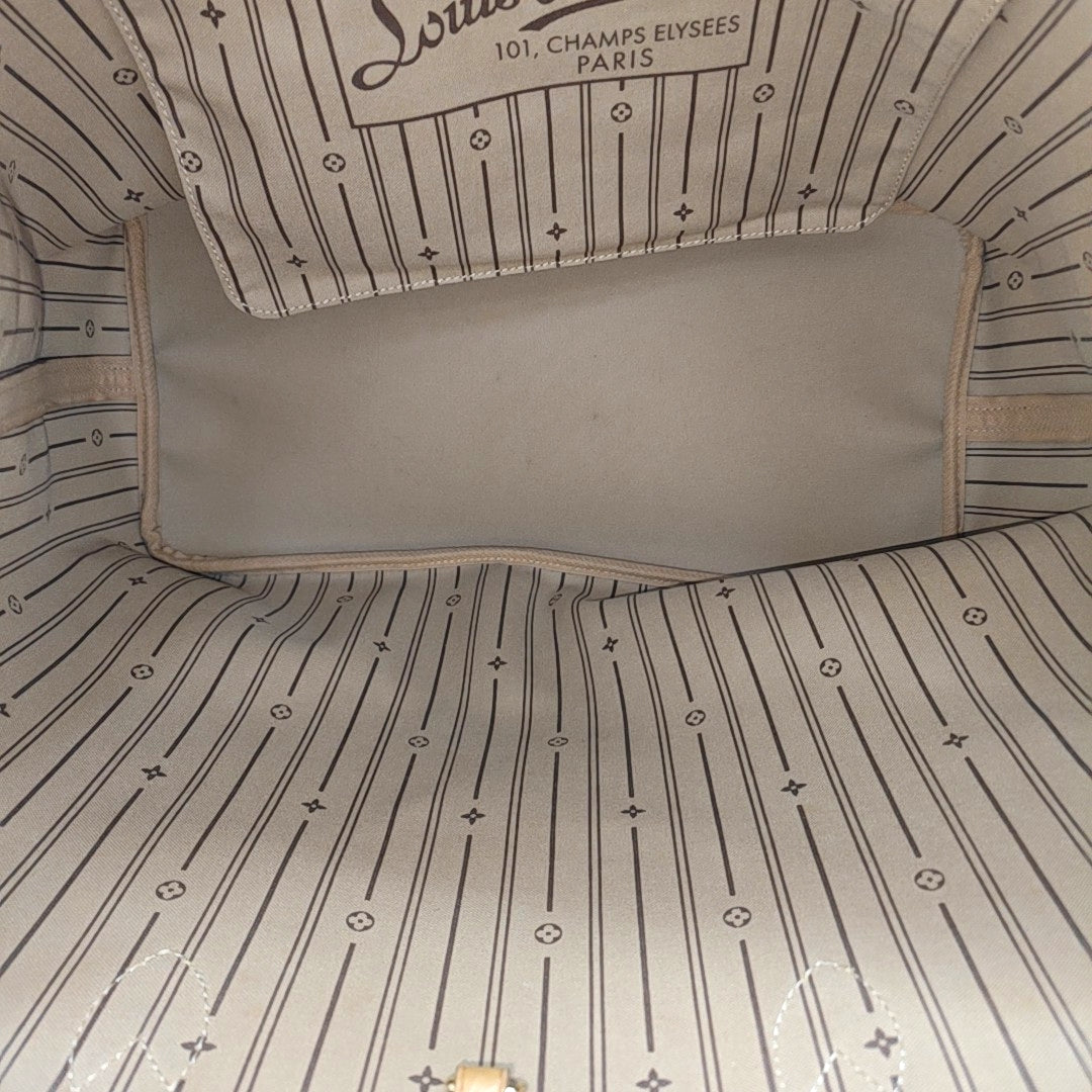 NEVERFULL GM Lona revestida Monogram Marrón