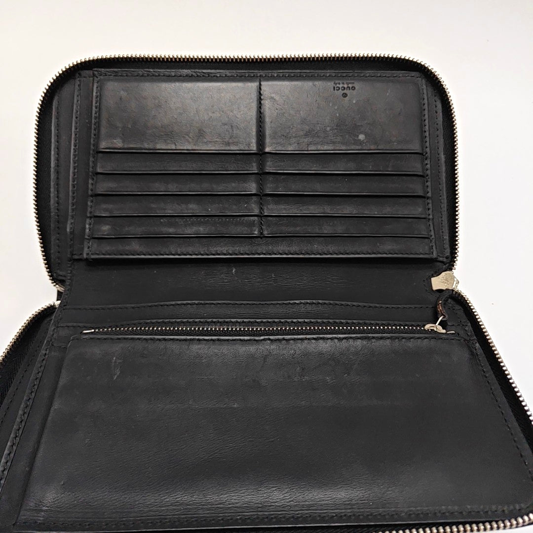 Monogram Calfskin Wallet Black