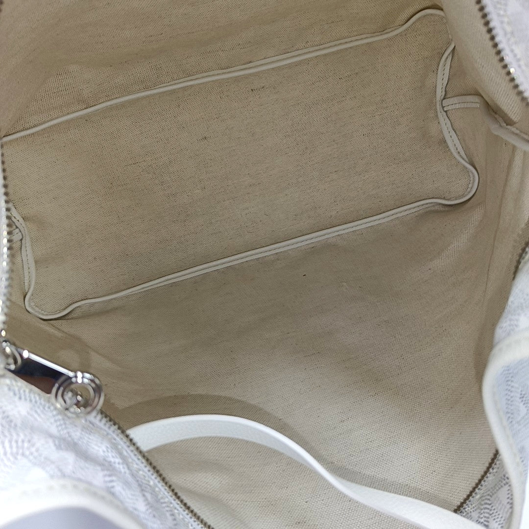 Hobo Coated Canvas White