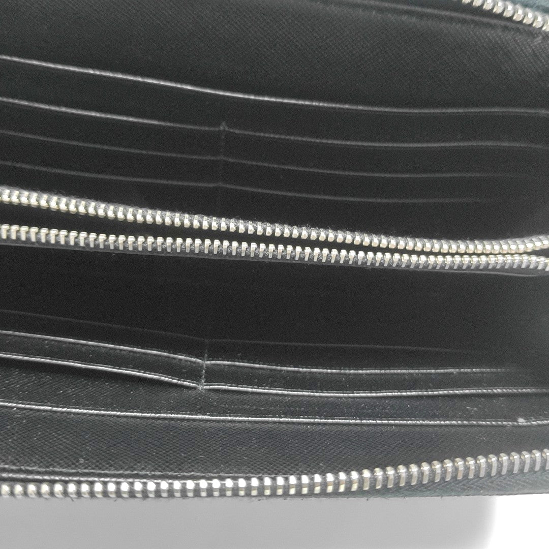 Saffiano Calfskin Clutch Black