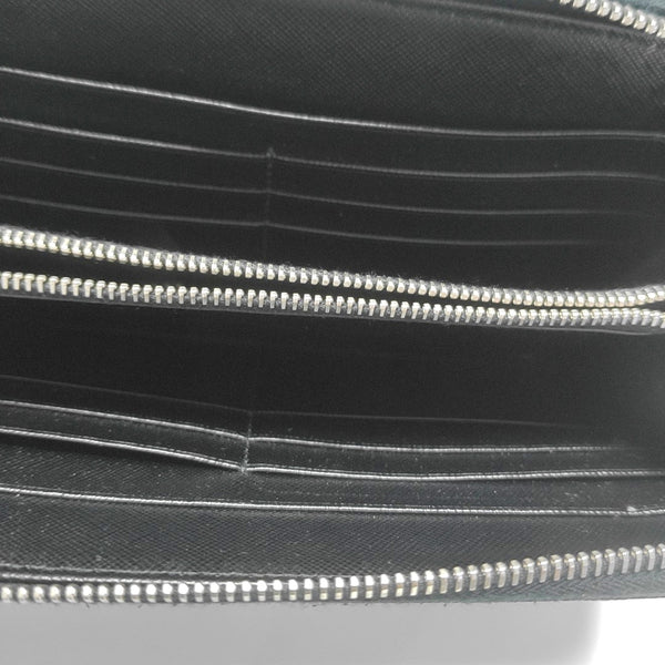 Saffiano Calfskin Clutch Black