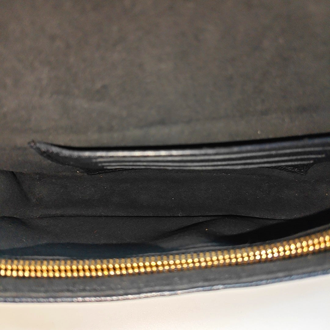 IVY Monogram Calfskin Black