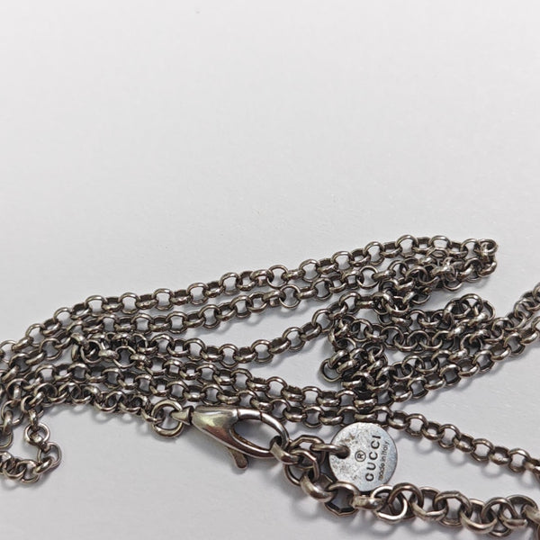 Interlocking G 925 Sterling Silver Necklace