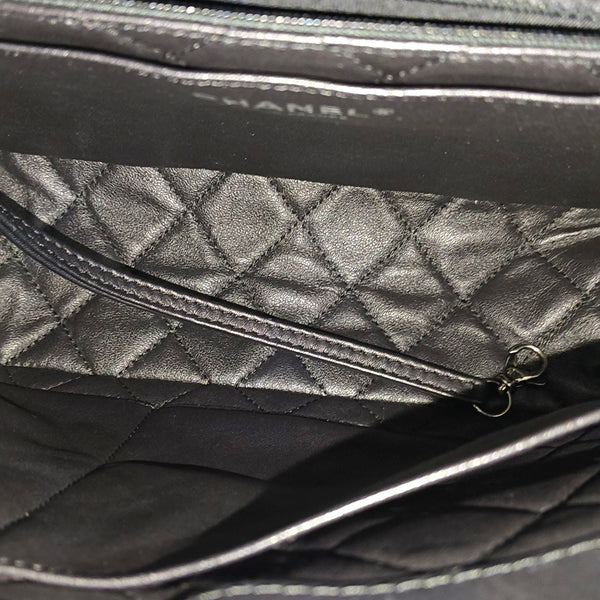 LUXURY TOP Quilted Calfskin Black