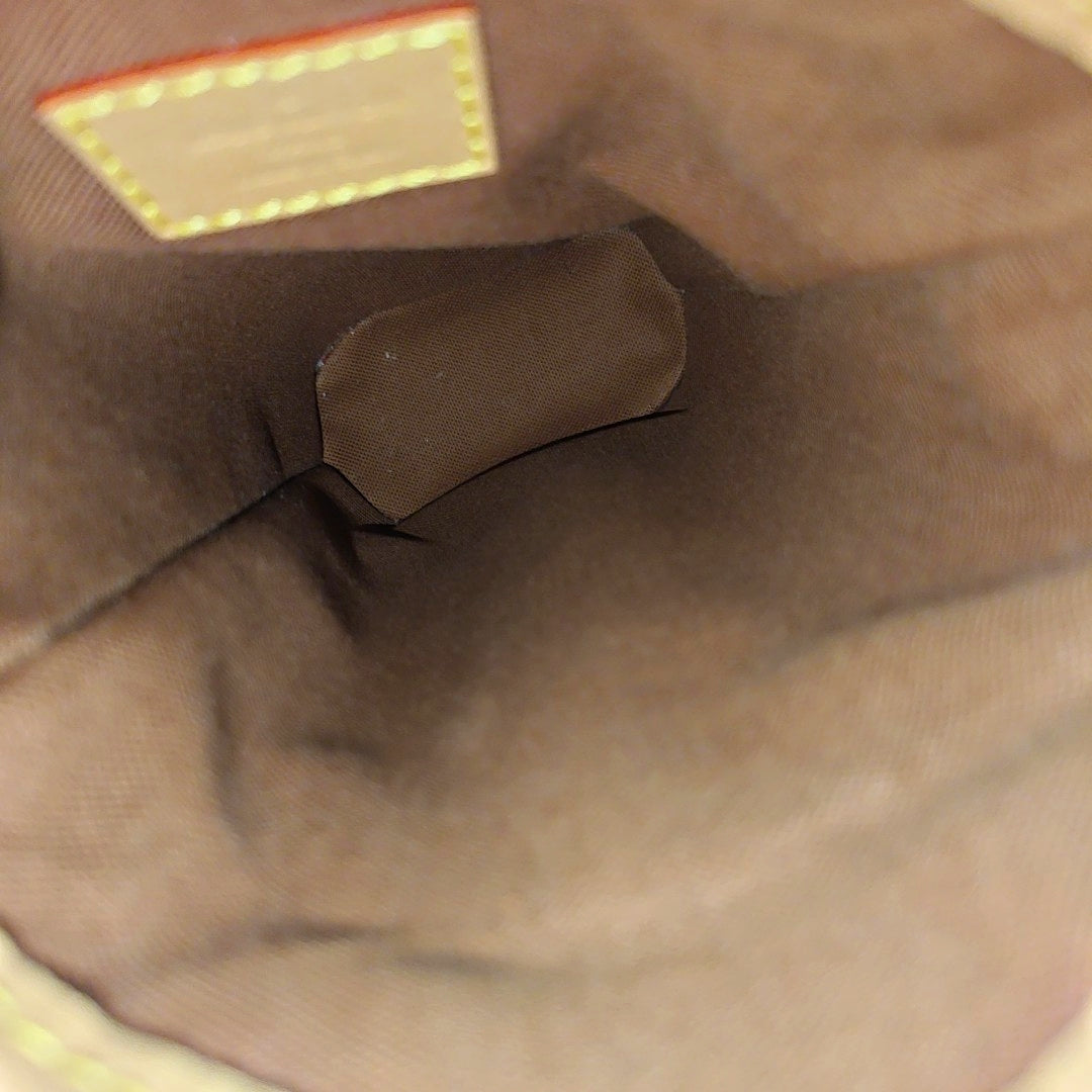FOLD ME Monogram Coated Canvas Brown