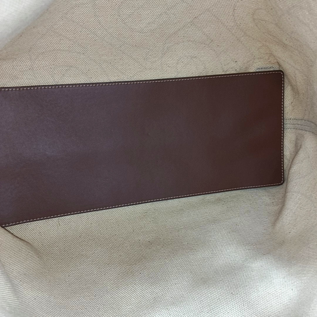 The Belt Medium Canvas Beige