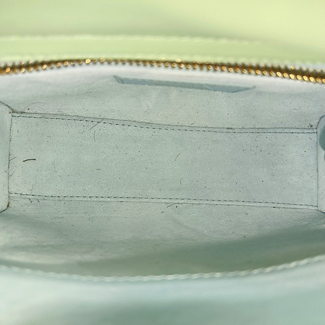 Lady Dior Mini Quilted Lambskin Blue