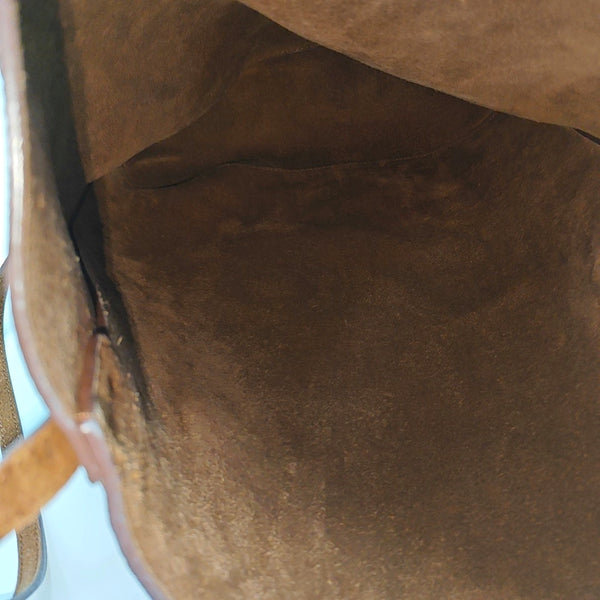 Calfskin Bucket Bag Brown