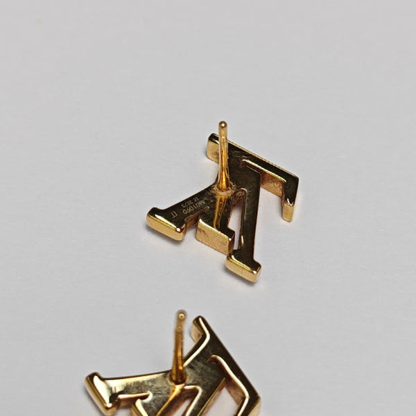 Metal Gold Stud Earrings