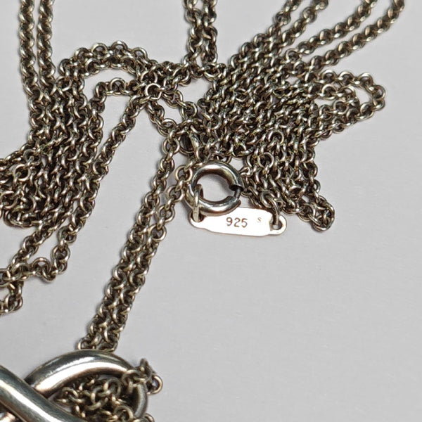 Tiffany Infinity 925 Sterling Silver Necklace
