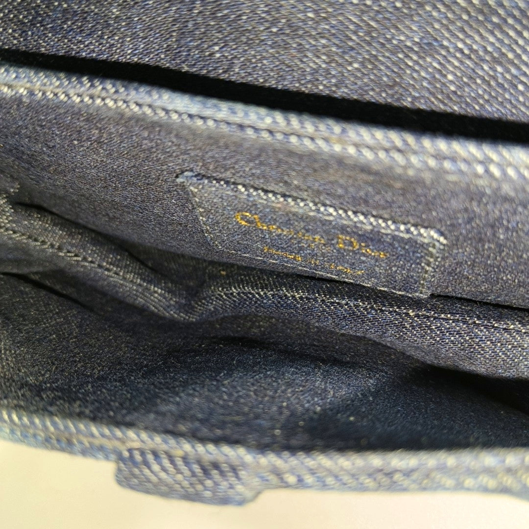 Saddle Mini Canvas Blue