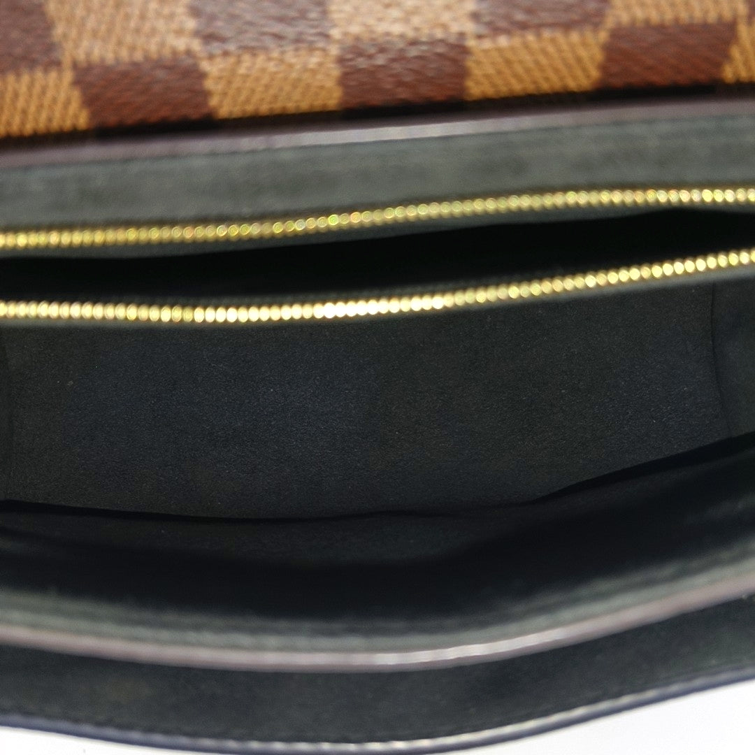 VAVIN PM Damier Ebene Coated Canvas Brown