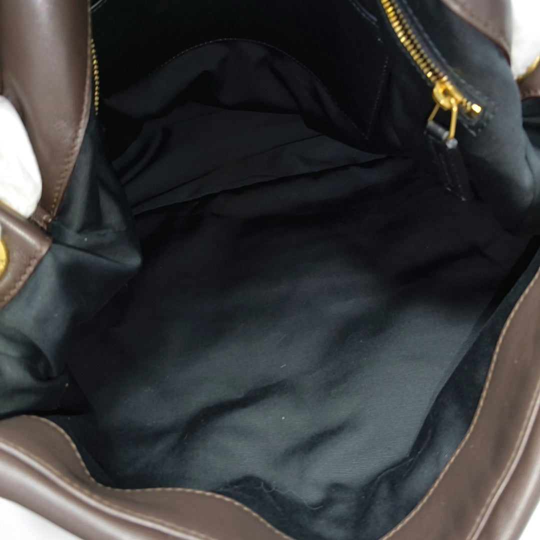 JAMIE 4.3 Quilted Lambskin Brown